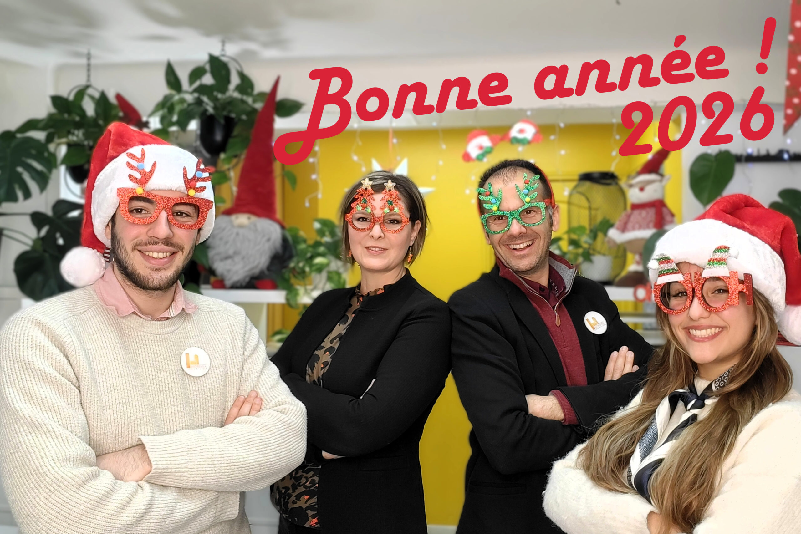 L'équipe de MOREIRA immobilier vous souhaite une bonne année 2026 !
